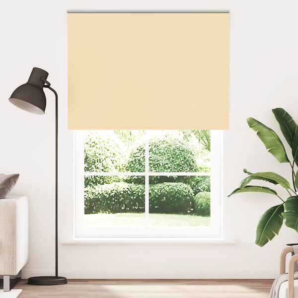 vidaXL Verdunkelungsrollo Beige 160x230 cm Stoffbreite 156,6 cm