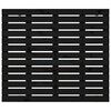 vidaXL Wand-Kopfteil Schwarz 96x3x91,5 cm Massivholz Kiefer