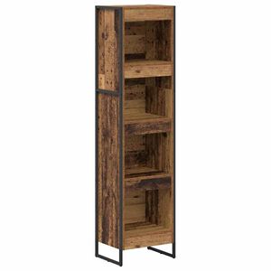 vidaXL B&uuml;cherregal 40 x 30 x 155 cm Holzwerkstoff Altholz