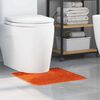 vidaXL Rutschfeste Badematte mit Toilettenausschnitt Orange 50 x 50 cm