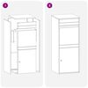 vidaXL Paketdrop-Box mit Speicher Anthrazit 41 x 38 x 103 cm Stahl