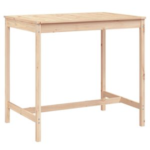 vidaXL Gartentisch 121x82,5x110 cm Massivholz Kiefer