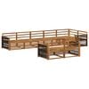 vidaXL Outdoor-Sofagarnitur 8 stk. 8-Sitzer Natur Massivholz Akazie
