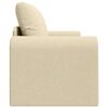 vidaXL Schlafsofa 60cm Creme Stoff