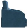 vidaXL Schlafsofa Blau 65 x 80 x 83 cm Samt