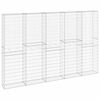 vidaXL Gabionenwand mit Abdeckung Verzinkter Stahl 300x30x200 cm