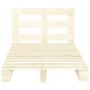 vidaXL Palettenbett Massivholz Kiefer 120&times;200 cm