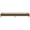 vidaXL Boxspringbettgestell Dunkelbraun 90x190 cm Stoff