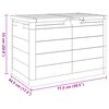 vidaXL Outdoor-Kissenbox Braun 77,5x44,5x53 cm Polypropylen
