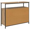 vidaXL Sideboard Artisan-Eiche 100 x 35 x 80 cm Holzwerkstoff