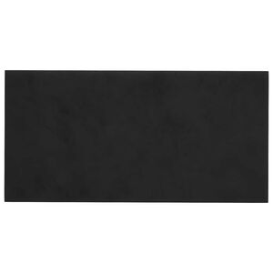 vidaXL Wandkopfteilen 12 pcs Schwarz 30 x 15 cm Samt