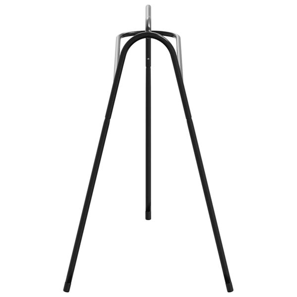 vidaXL Sattelständer mit 3 Beinen Schwarz Eisen