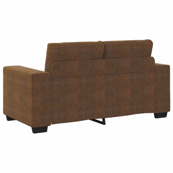vidaXL Zweisitzer-Sofa Braun 120 cm Kunstleder