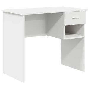 vidaXL Schreibtisch Wei&szlig; 90 x 49 x 75 cm Holzwerkstoff