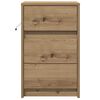 vidaXL Nachttisch Artisan-Eiche 38 x 34 x 61 cm Holzwerkstoff