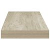 vidaXL Schwebende Wandregale 2 Stk. Eichefarben 60x23,5x3,8cm MDF