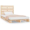 vidaXL Massivholzbett ohne Matratze 100x200 cm Kiefernholz