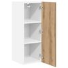 vidaXL H&auml;ngeschrank 2 pcs Artisan-Eiche und Wei&szlig; 30 x 31 x 80 cm