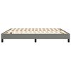 vidaXL Boxspringbettgestell Dunkelgrau 160x200 cm Stoff