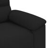 vidaXL 2-Sitzer-Sofa Schwarz 180x81x84 cm Stoff