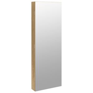 vidaXL Spiegel-Schmuckschrank mit LED-Beleuchtung Wandmontage