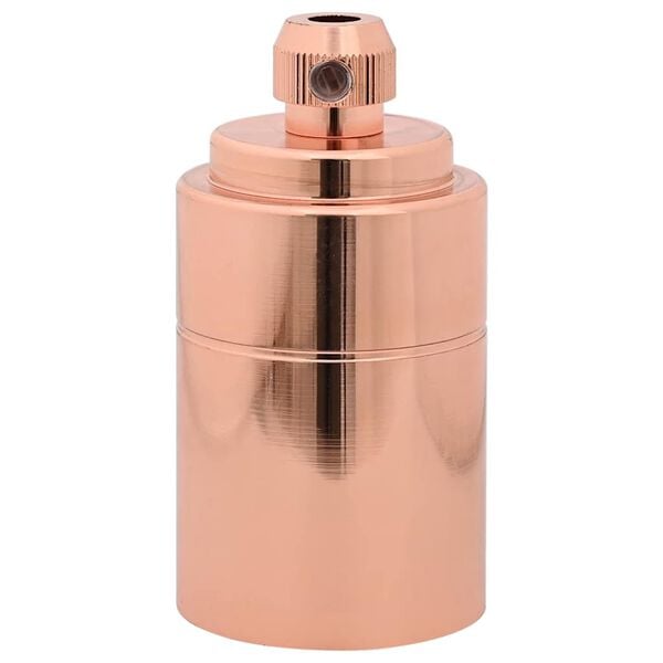 vidaXL Lampenfassungen 2 Stk. Rosegold E27