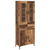 vidaXL Highboard 2 Stk. Altholz 69,5 x 34 x 180 cm Holzwerkstoff