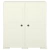 vidaXL Kunststoffschrank 79x43x85,5 cm Holzdesign Vanilleeis