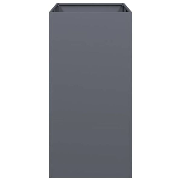 vidaXL Pflanzgef&auml;&szlig; Anthrazit 40x80x80 cm Stahl