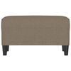 vidaXL Sitzbank Taupe 70x35x41 cm Stoff