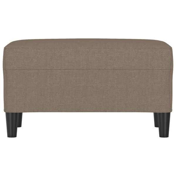 vidaXL Sitzbank Taupe 70x35x41 cm Stoff