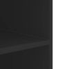 vidaXL Wandregal Schwarz 75x35x60 cm Holzwerkstoff