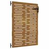 vidaXL Gartentor 85 x 125 cm Pulverbeschichteter Stahl Abschlie&szlig;bar