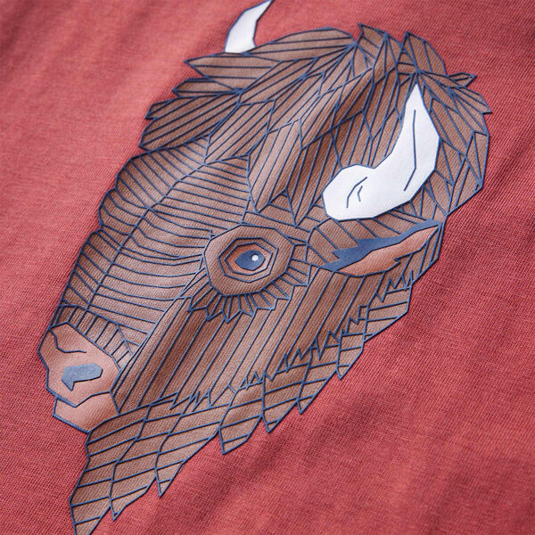 Kinder-Langarmshirt Dunkelrot 116