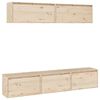 vidaXL 5-teiliges TV-Schrank-Set Massivholz Kiefer
