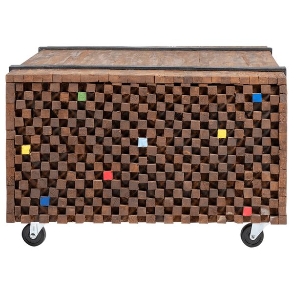 vidaXL Beistelltisch Teak 60x60x38 cm