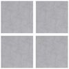 vidaXL Stufenmatten 4 stk. 30 x 30 cm Silber Aluminium Quadratisch