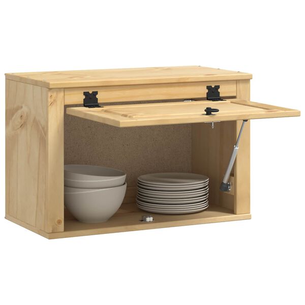 vidaXL Schrank SKI Honigbraun 60 x 32 x 40 cm Massives Kiefernholz