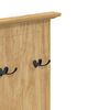 vidaXL Flurschrank BODO Honigbraun 50 x 40 x 156,7 cm Holzwerkstoff