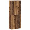 vidaXL Highboard Altholz 70 x 33,5 x 180 cm Holzwerkstoff