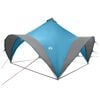 vidaXL Party-Zelt mit Dach Blau 400 x 400 x 320 cm Polyester und Stahl