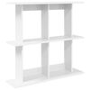 vidaXL Wandregal Wandhalterung Wei&szlig; 80 x 20 x 75 cm Holzwerkstoff