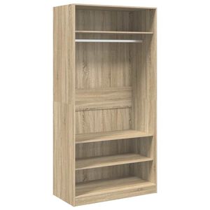 vidaXL Kleiderschrank Sonoma-Eiche 100x50x200 cm Holzwerkstoff