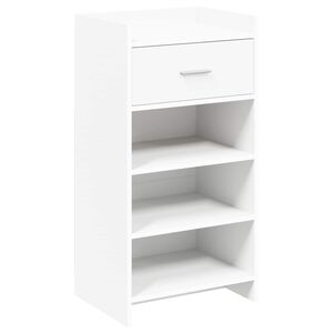 vidaXL Schuhschrank mit Schubladen Wei&szlig; 48 x 36 x 92 cm Holzwerkstoff