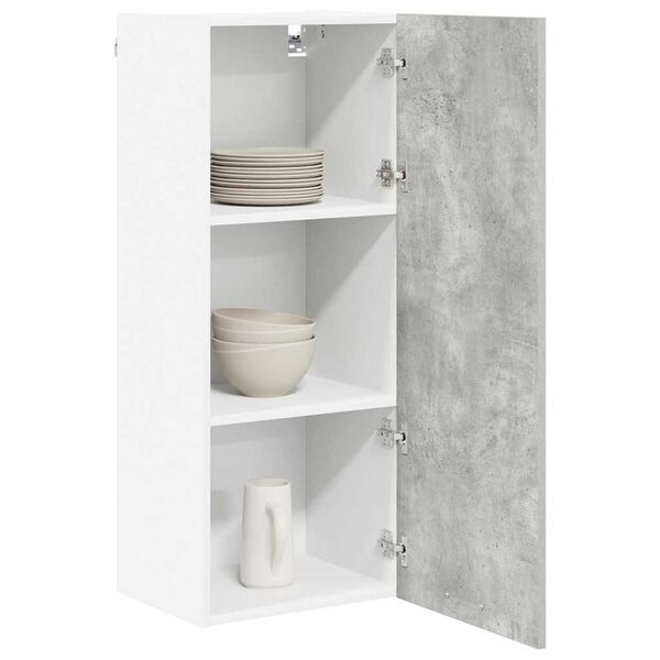 vidaXL H&auml;ngeschrank Riga Beton Grau 40 x 31 x 100 cm Holzwerkstoff