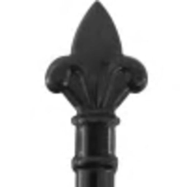 vidaXL Zauntor Doppelflügel mit Speerspitzen Stahl 3 x 2 m Schwarz