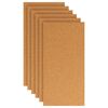 vidaXL Korkplatte 6 Stk. Braun 100 x 50 cm Kork