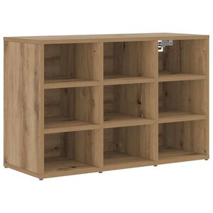 vidaXL Schuhschrank Artisan-Eiche 77,5 x 30 x 51 cm Holzwerkstoff