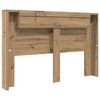 vidaXL Kopfteil Artisan-Eiche 160 x 17 x 104,5 cm Holzwerkstoff