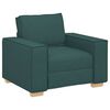vidaXL Sofa 3 pcs Dunkelgr&uuml;n 220 x 80 x 84 cm Leinenmischgewebe